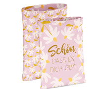 DIY-NÄHSET - Buchtasche - Schön, dass es Dich gibt - Softshell - abby and amy