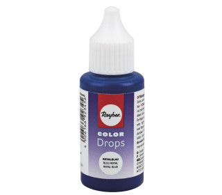 Color Drops - flüssiges Farbkonzentrat - Royalblau - Lösungsmittelfrei - 25ml - Rayher