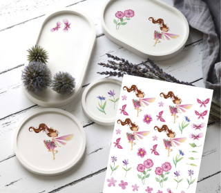 Rub-On Sticker - Sommerwind & Blütenelfe - Adoringly Dzio - Tante Henni Rub-Ons - vielfältig nutzbar