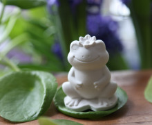 Silikon - Gießform - Mini - Frosch - Gartenfreunde - vielfältig nutzbar