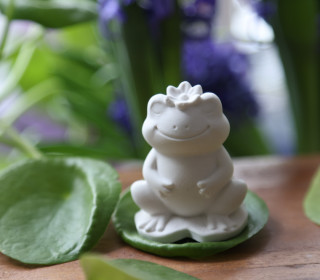 Silikon - Gießform - Mini - Frosch - Gartenfreunde - vielfältig nutzbar