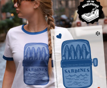 Onkel Bo's Bügelbilder - DIN A4 - Sardinendose - BIG