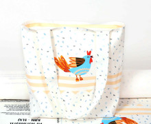 DIY-NÄHSET - Motivbeutel - Shopper - Meine Hühner - abby and me