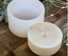 Silikon - Gießform - Kerzen-Refill für Wunderschöne Christbaumkugel - Schneeflocken - Kerzenglas - Kerzengefäß - 7,5oz - offizieller Partner von Boowan Nicole - vielfältig nutzbar