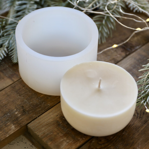 Silikon - Gießform - Kerzen-Refill für Wunderschöne Christbaumkugel - Schneeflocken - Kerzenglas - Kerzengefäß - 7,5oz - offizieller Partner von Boowan Nicole - vielfältig nutzbar