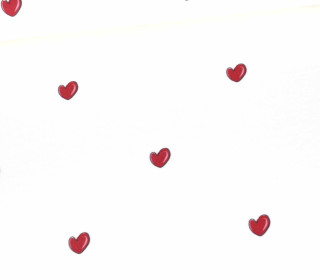 Modal Jersey - Kombistoff - Heart Breaker Girl - Hearts - Weiß - abby and me