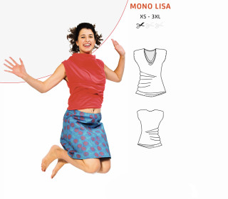 Ebook - Shirt - MONO LISA von SO Pattern - XS - 3XL