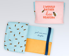DIY-Nähset - Buch-Organizer - I would rather bee reading - Softshell - abby and amy