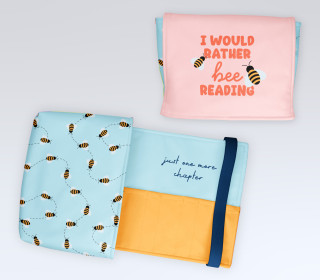 DIY-Nähset - Buch-Organizer - I would rather bee reading - Softshell - abby and amy