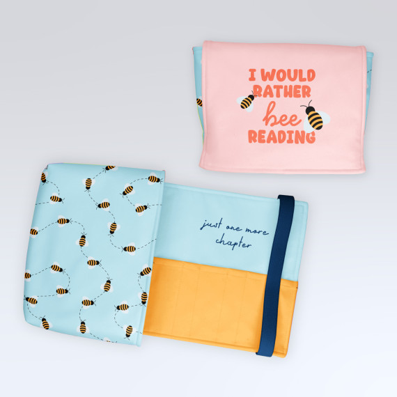 DIY-Nähset - Buch-Organizer - I would rather bee reading - Softshell - abby and amy