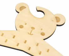 Kinderkleiderbügel - Bär - Rechtecke - NIKIKO