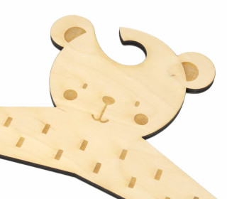 Kinderkleiderbügel - Bär - Rechtecke - NIKIKO