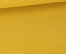 Musselin - Muslin - Double Gauze - Uni - Senfgelb