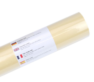 Matte Vinylfolie - 21x300cm - Beige