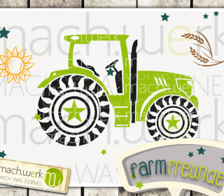Plotterdatei Traktor Farmfreunde