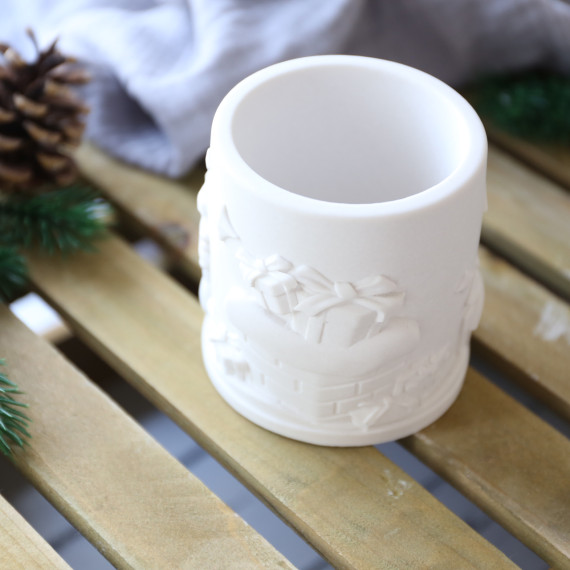 Silikon - Gießform - Teelichthalter - Dekobecher - Weihnachten - vielfältig nutzbar