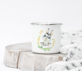 Emaille Becher - Blissful Bunny - Brooke - Ostern