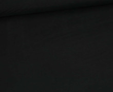Viskose - Blusenstoff - Mischgewebe -  Sandwashed - Uni - Schwarz