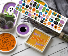 Outdoorstoff - Spooky Season - Inlays für Silikon - Probierset - Frida Kreativ - abby and amy