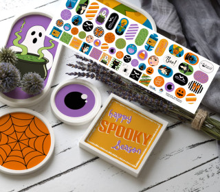 Outdoorstoff - Spooky Season - Inlays für Silikon - Probierset - Frida Kreativ - abby and amy