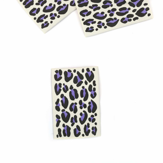1 Super BIG Label - Leo - Creme - Hamburger Liebe