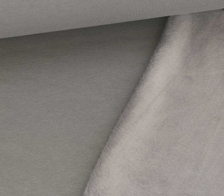 Alpenfleece - Kuschelstoff - 300g - Uni - Grau