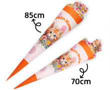 DIY-Nähset Schultüte - Konfigurator - Katzen - Velvet - personalisiert
