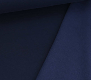 Kuschelsweat - Uni -  Stahlblau