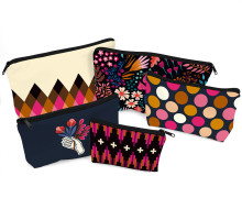 DIY-Nähset - Softshell - Fleece - 5 Wetbags - Bliss Flower Field - Hamburger Liebe - abby and amy