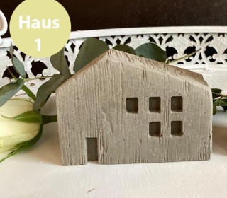 Silikon - Gießform - Haus - Designhaus - Dekoration - Haus 1 - vielfältig nutzbar
