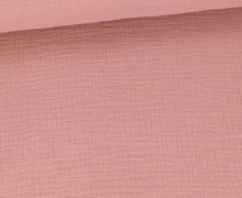 Musselin - Muslin - Double Gauze - Uni - Altlrosa