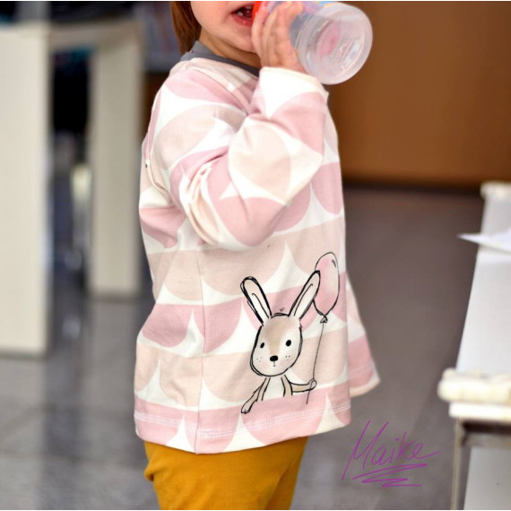 Basic - Shirt Sleeve mit und ohne Volant Gr 44 - 158