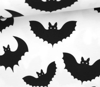 Jersey - Bats of the Night - Halloween - Weiß - Bio-Qualität - abby and me