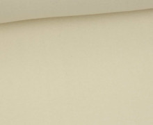 Bio-Baumwoll Fleece - Uni - 155cm - Warmweiß