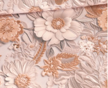 Softshell - Fleece - Creamy Flowers - Stickspaß - Altrosé Pastell - abby and amy