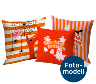 FOTOMODELL - Kissen-Set fertig genäht - Boo-tiful-Dreams - made.by.colu - Velvet - Halloween