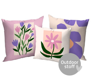 Kissenstoff - DIY - Kissen-Set - Flower Explosion - Petals - Outdoorstoff - abby and amy