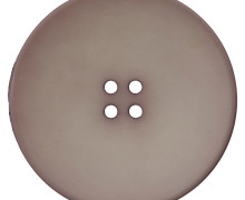 1 Polyesterknopf - Rund - 15mm - 4-Loch - Uni - Dunkelgrau