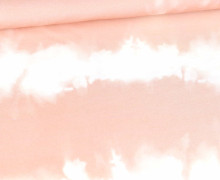 Modal Jersey - Tie-Dye Love - Batik - Streifen - Apricot - abby and me