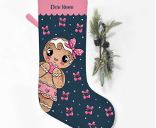 DIY-Nähset - Nikolaussocke - Softshell - Lebküchle - Kirschen - Katzengold Designs