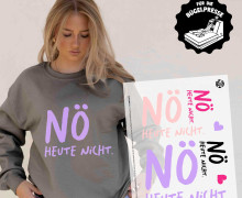 Onkel Bo's Bügelbilder - DIN A4 - Nö heute nicht - BIG