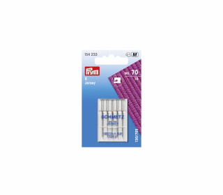 5 Nähmaschinen Nadeln - Jersey - Nr.70 - Prym - Silber
