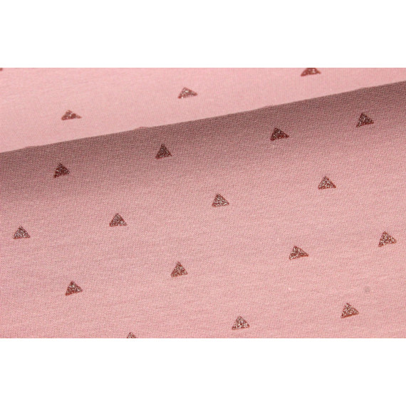 Sweat - Summer Glam - Dreiecke - NIKIKO - Altrosa