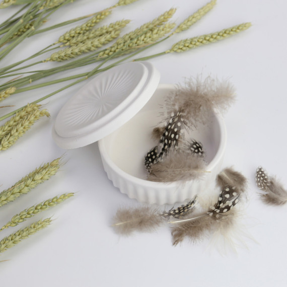 Silikon - Gießform - Schale mit Rillen - klein - vielfältig nutzbar