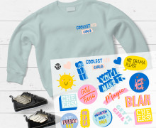 Onkel Bo's Bügelbilder - DIN A4 - Girl Boss Letterings