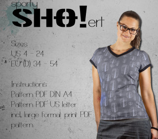 sportySHO!ert - a loose fit basic shirt