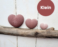 Silikon - Gießform - Herzen - Waffeloptik - Klein - vielfältig nutzbar