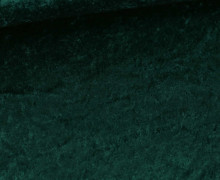 Velours - samtähnliche Textur - Crushed - 170g - Uni - Schimmernd - Opalgrün