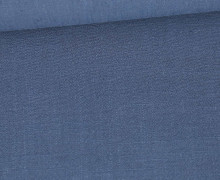 Viskose Leinen - Leinenstoff - Uni - Taubenblau
