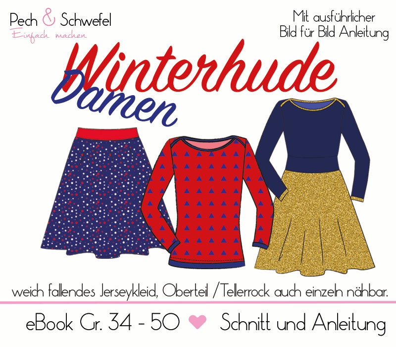Ebook -  Kleid - Winterhude Damen 34 - 50 von Pech und Schwefel
